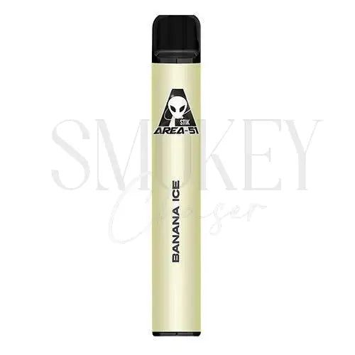 AREA 51 Disposable Vape Banana Ice Smokey Chaser