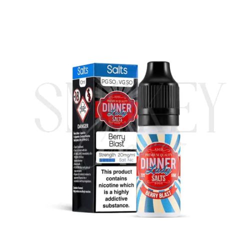 Dinner Lady Nicotine Salt 10ml Berry Blast / 10mg Smokey