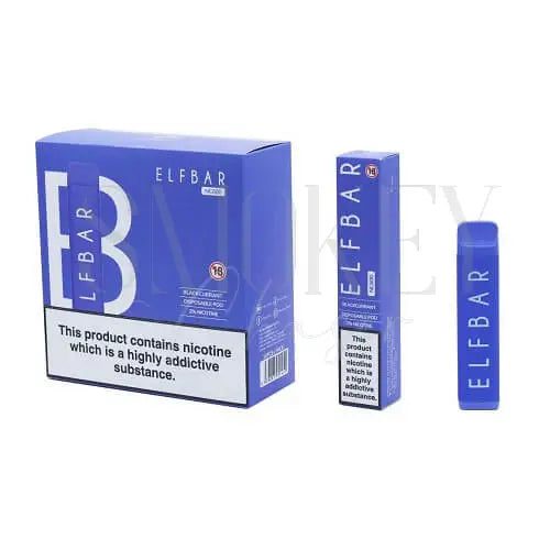 Elf Bar NC600 Disposable vape Kit Blackcurrant Smokey Chaser