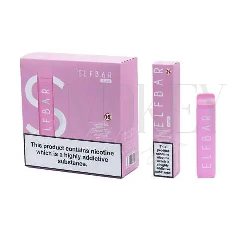 Elf Bar NC600 Disposable vape Kit Raspberry Yogurt Smokey