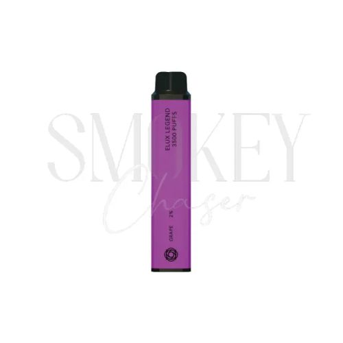 ELUX LEGEND 3500 Disposable Vape Grape Smokey Chaser