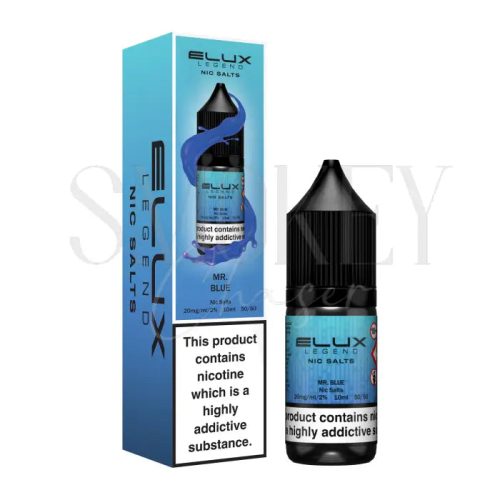 Elux Legend Nic Salts 10ml Mr Blue / 10mg Smokey Chaser