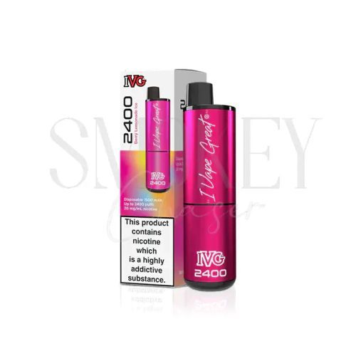 IVG 2400 Disposable Vape Kit Berry Lemonade Ice Smokey