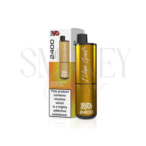 IVG 2400 Disposable Vape Kit Cola Lime Smokey Chaser