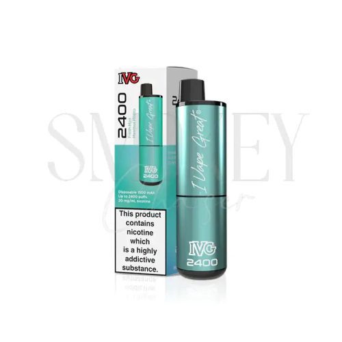 IVG 2400 Disposable Vape Kit Fresh Mint Menthol Smokey