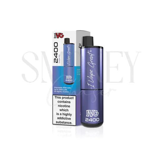 IVG 2400 Disposable Vape Kit Grape Ice Smokey Chaser