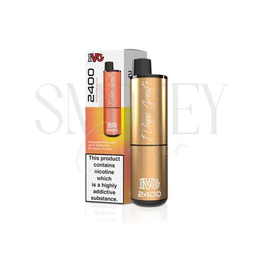 IVG 2400 Disposable Vape Kit Peach Mango Ice Smokey Chaser