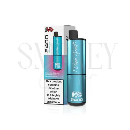 IVG 2400 Disposable Vape Kit Professor Blue Smokey Chaser