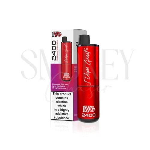 IVG 2400 Disposable Vape Kit Strawberry Watermelon Smokey