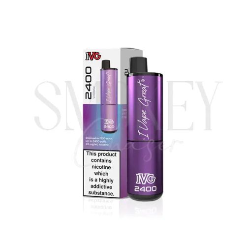 IVG 2400 Disposable Vape Kit Vimtonic Smokey Chaser