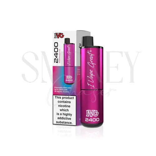 IVG 2400 Disposable Vape Kit Watermelon Ice Smokey Chaser