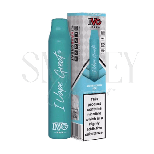 IVG Diamond Disposable Vape Blue Slush Ice Smokey Chaser