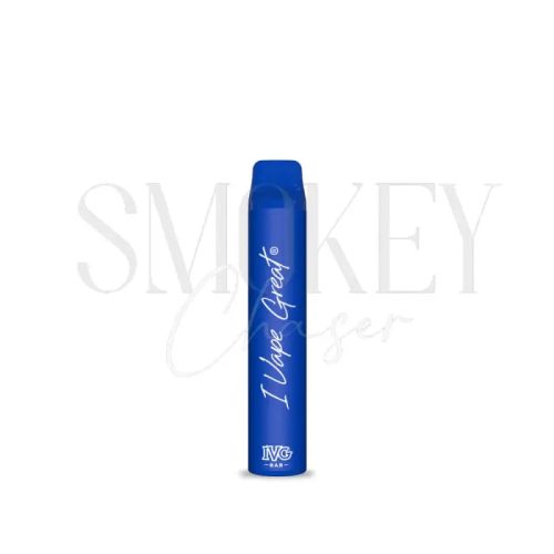 IVG Disposable Vape Blue Raspberry Ice Smokey Chaser