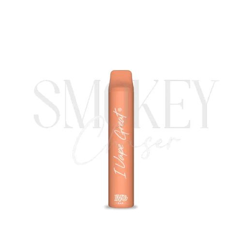 IVG Disposable Vape Peach Rings Smokey Chaser