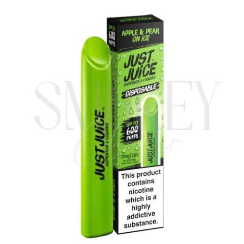 Just Juice Disposable vape Apple and Pear On Ice Smokey