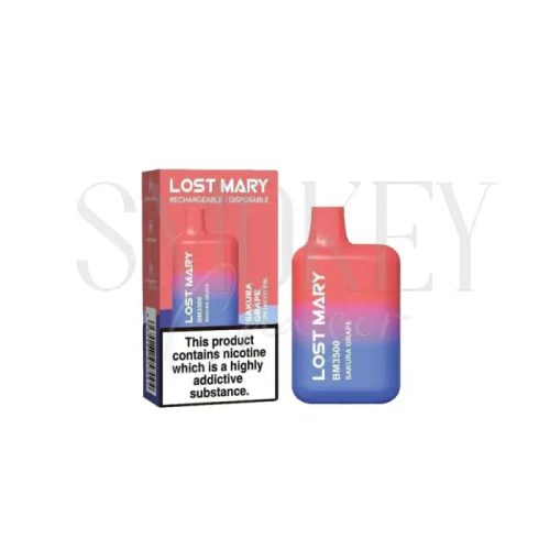 Lost Mary BM3500 Disposable Vape kit Sakura Grape Smokey