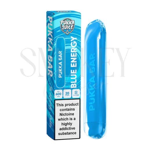 Pukka Juice Disposable vape Blue Energy Smokey Chaser