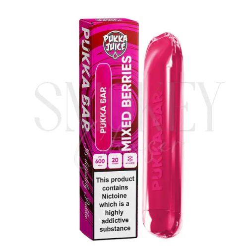 Pukka Juice Disposable vape Mixed Berries Smokey Chaser