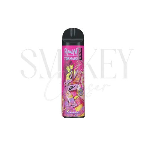 R and M Tornado 8000 Disposable Vape Gummy Bear Smokey